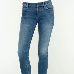 Hudson brand mid-rise skinny jeans